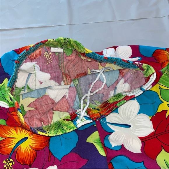 Vtg 32/34 California Shores SHORTS HAWAIIAN STYLE 1479 bright Colors COTTON mens - Picture 9 of 11